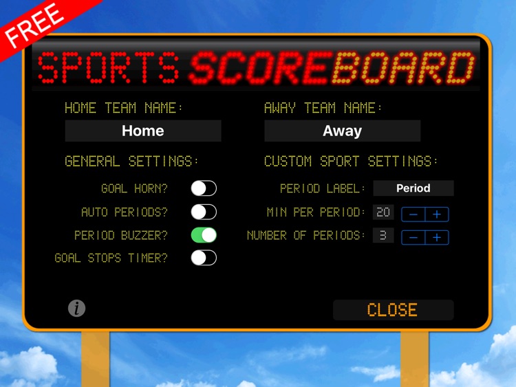 JD Sports Scoreboard