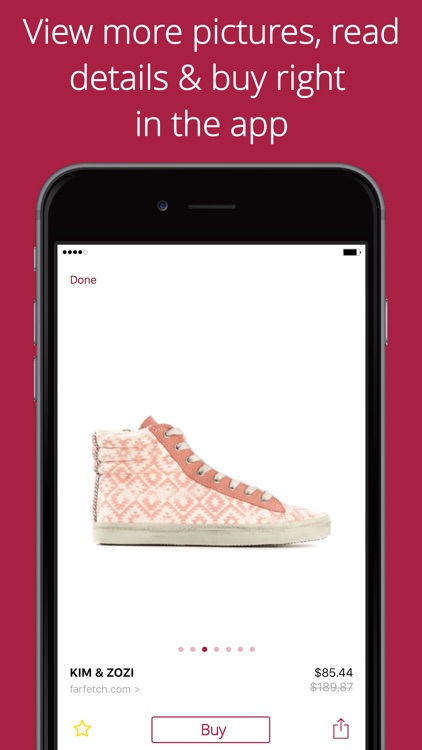 Shoes & Discount Alerts with Loox Shoe Shopping App - Swipe 30 Trending Shoes Everyday Handpicked by Fashion Stylists screenshot-3