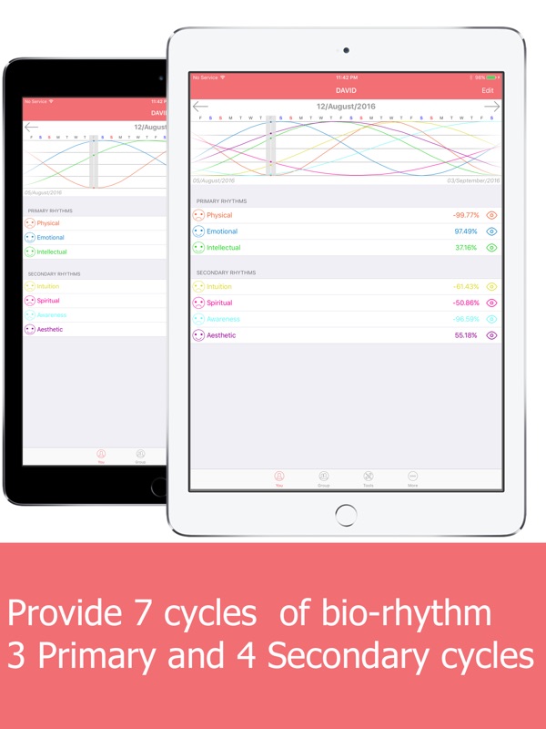 Biorhythm Chart App