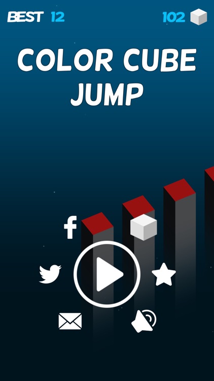 Color Cube Jump Fall Down Games screenshot-4