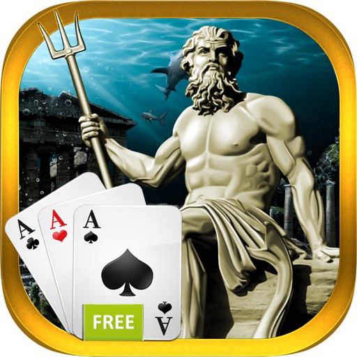 Atlantis Pyramid Solitaire Free- The Rise of Poseiden's Trident for VIP Card Players Icon