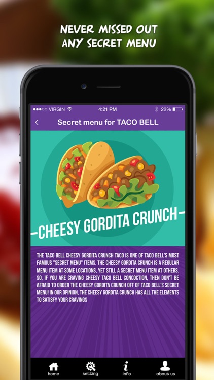 Secret Menu for Taco Bell screenshot-3