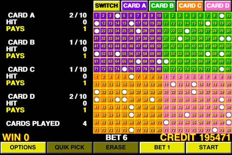 Keno 4 Multi Card - Las Vegas Casino screenshot 3