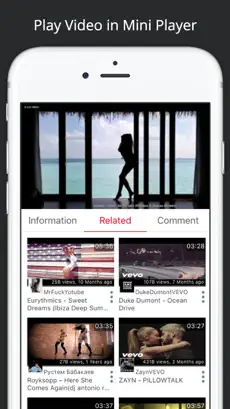 Screenshot 2 Tube Master - Free Music Video Player for YouTube iphone