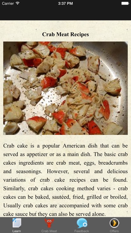 Crab Meat Recipes - Appetizer Ideas