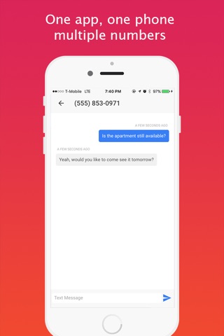 Burner Phone Numbers SMS/Calls screenshot 3