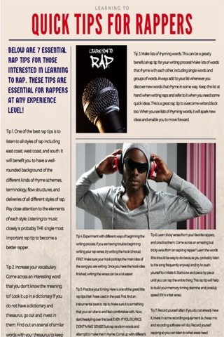 iRap - Learn Rap Magazine screenshot 3