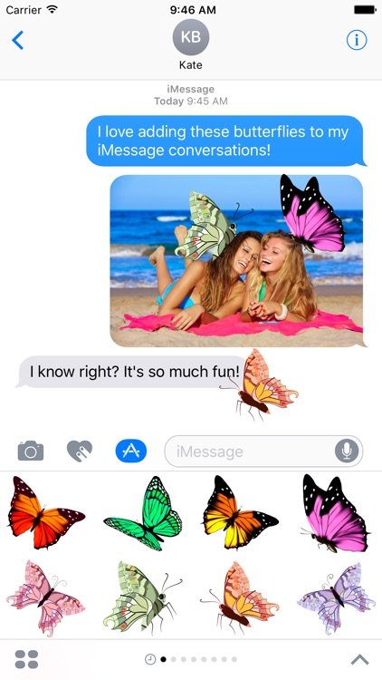 Beautiful Butterfly Sticker Pack