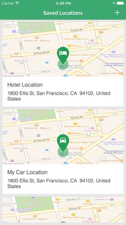 Simple Location Tracker - Track and Find Car Parking with GPS Map Navigation
