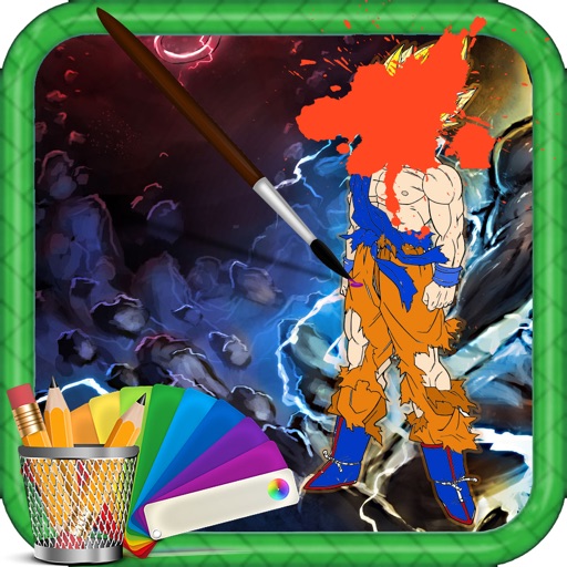 Draw Pages Game Dragon Ball Z Version iOS App