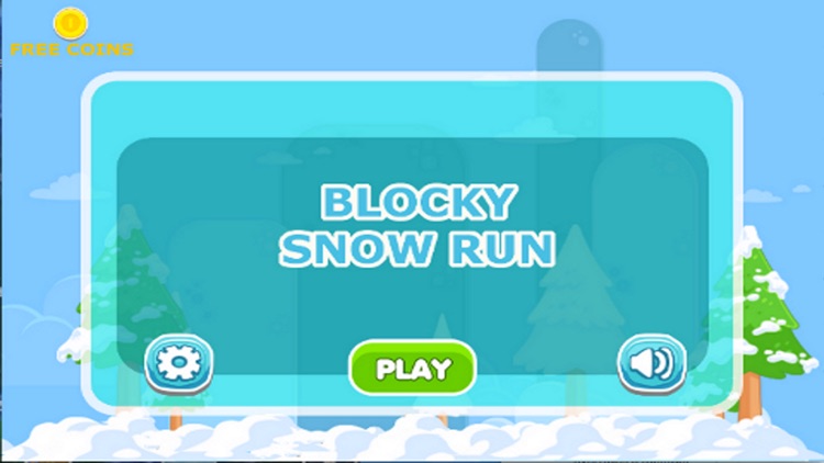 Blocky Snow Run