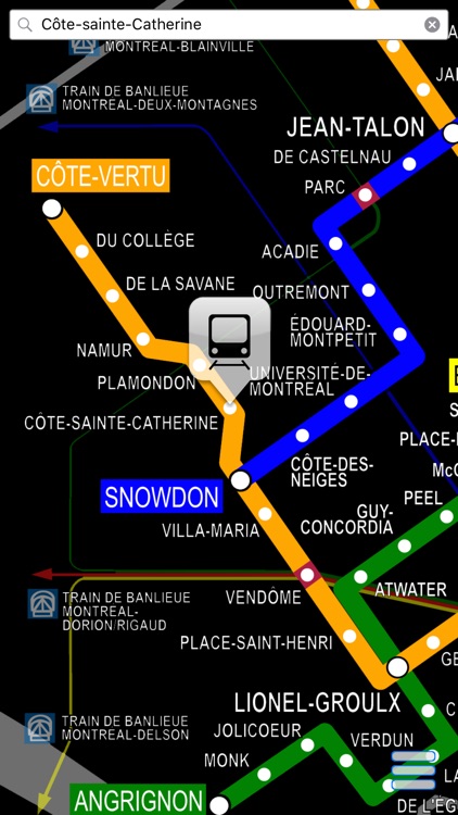 Metro Map Montreal With Streets - Map of world