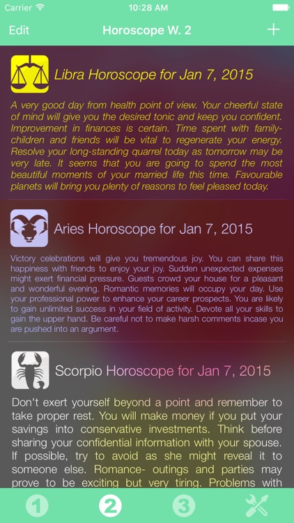 Horoscope Widget screenshot-4