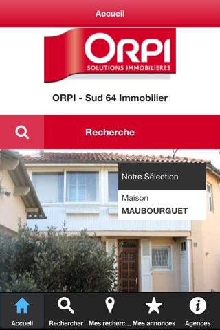 AGENCE IMMOBILIERE ORPI BEARN screenshot 2