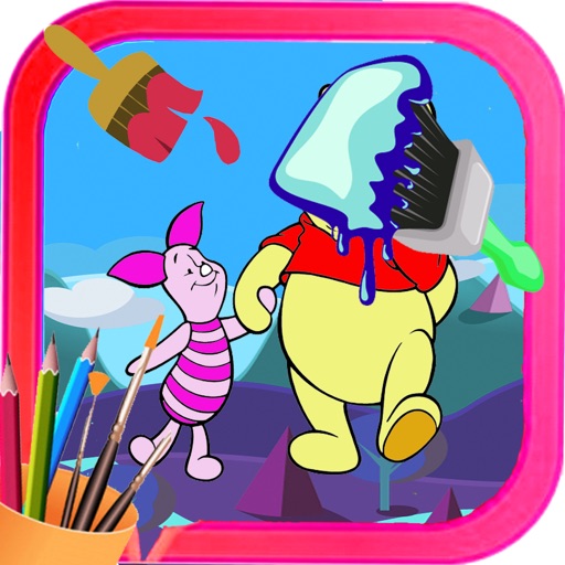 Paint Fors Kids Game Winnie the Pooh Version iOS App