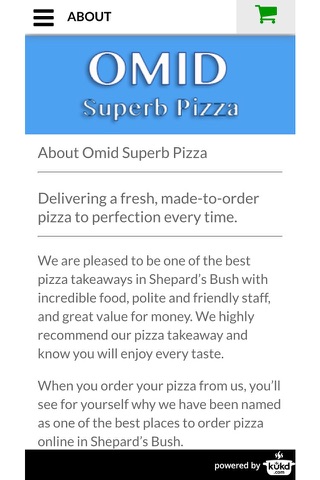 Omid Superb Pizza Takeaway screenshot 4
