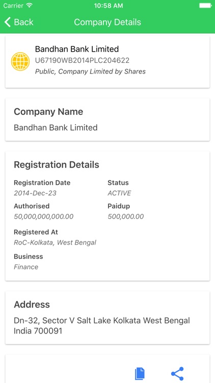 Indian Companies Registration Info
