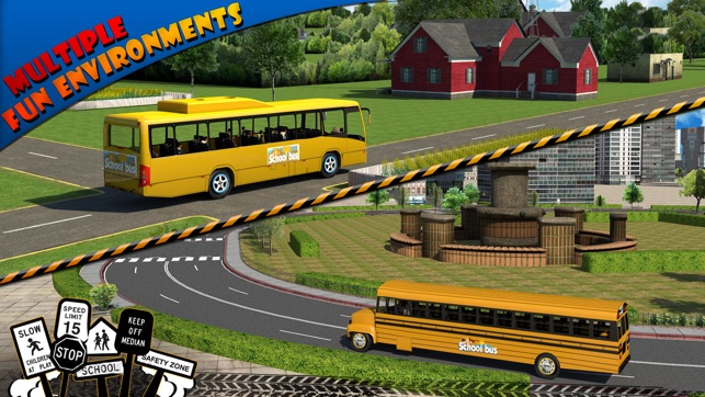 Schoolbus Driver 3D SIM(圖2)-速報App