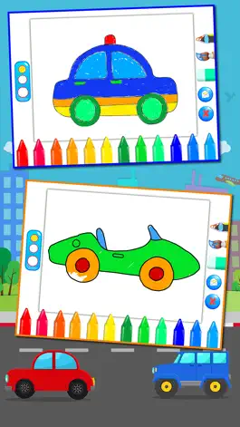 Game screenshot Cars Connect the Dots and Coloring Book free hack