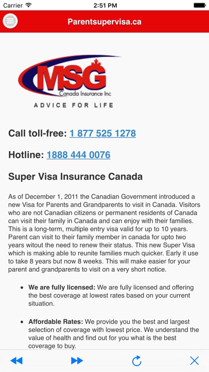 Parent Super Visa Insurance