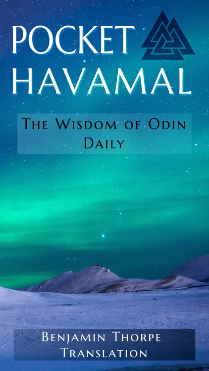 Pocket Havamal - Daily Asatru Meditations of Wisdom from Odin - Thorpe Translation