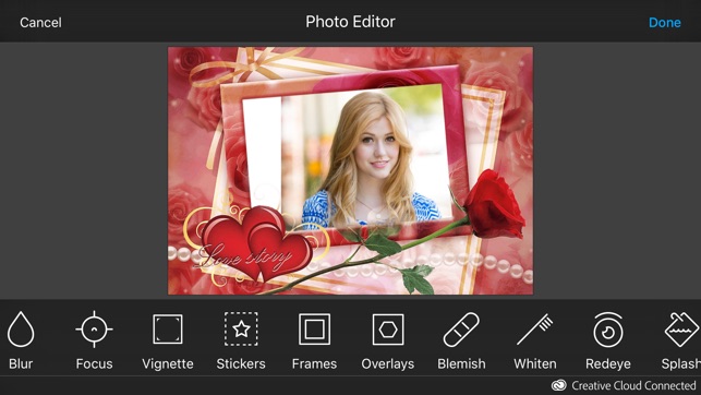 Sweet Love Photo Frames & Photo Editor(圖3)-速報App