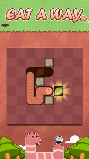 Eat A Way - Slither Worm Games in Maze