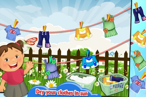 Kids Ironing & Laundry Cleanup screenshot 3