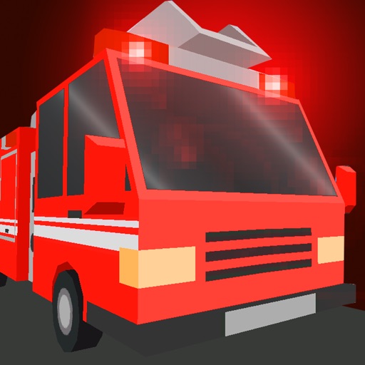Fire Department: Cube Firefighter Full icon