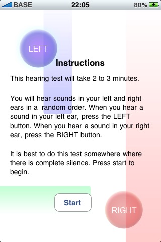 Hearing test #1 screenshot 2
