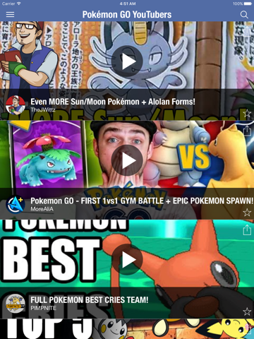 Скриншот из PokeTube - Best Videos for Pokemon GO