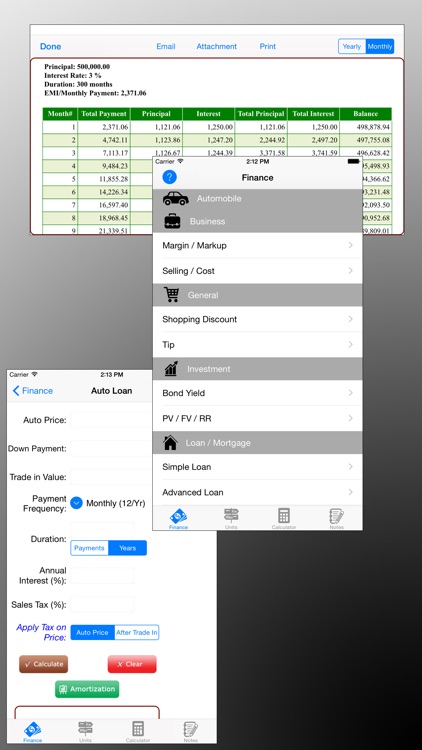 CalcMadeEasy Pro - Finance,Units,Calculator,Notes