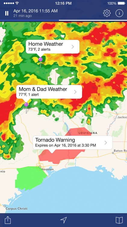 NOAA Weather Radar - Weather Forecast & HD Radar