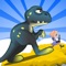 Icon Dino World Adventure Dodge & Fight Game for Kids
