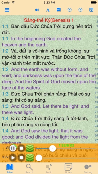 How to cancel & delete Holy Bible Audio Book in Vietnamese and English from iphone & ipad 1