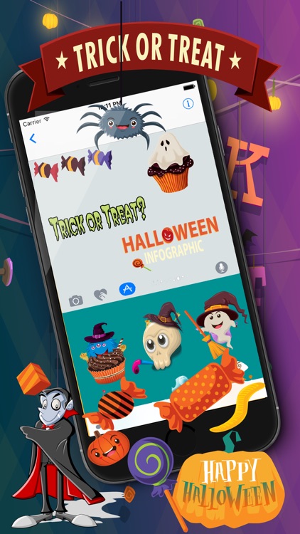 HalloMoji Halloween Stickers & Emojis screenshot-3