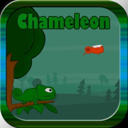 Chameleon Eat The Fly iOS App