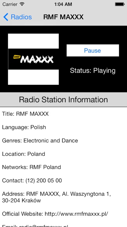 Poland Radio Live Player (Polish / Polska) screenshot-3