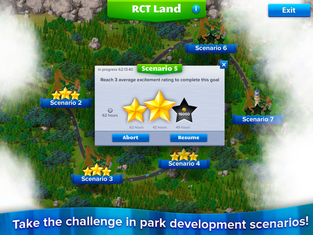 ‎RollerCoaster Tycoon® 4Mobile™ Screenshot