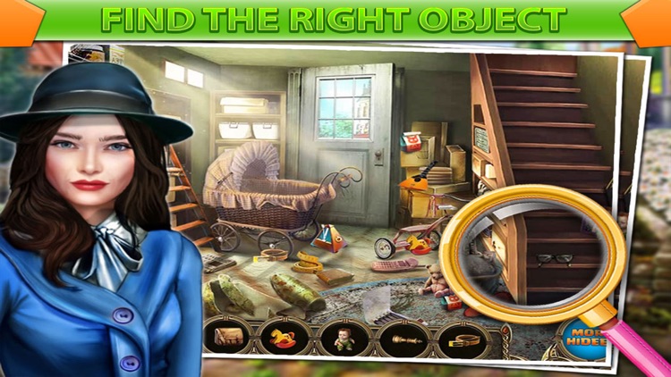 Family in Farm Town - find missing hidden objects