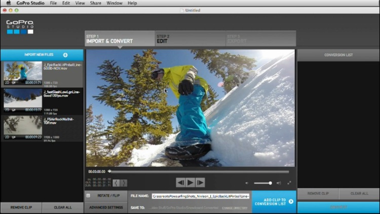 Control for GoPro + Studio
