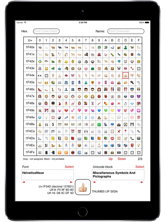 Unicode Developer Font Viewer