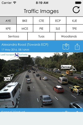 TrafficCam@SG screenshot 2