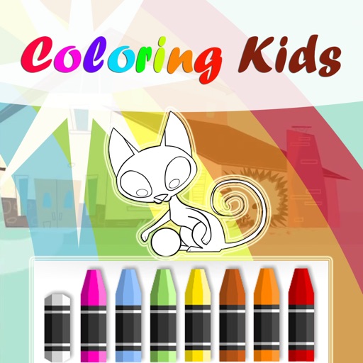 Coloring Book for Kid vs Kat Edition iOS App