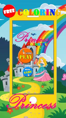 Game screenshot Princess Coloring Book Painting & Doodling Games 2 apk