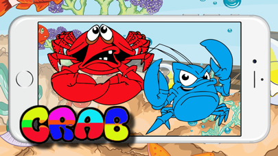 Crab Colour Puzzle Quiz Learning Children Boy GirlCapture d'écran de 3