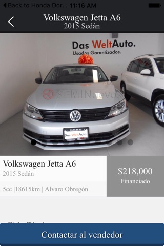 San Angel Volkswagen screenshot 4