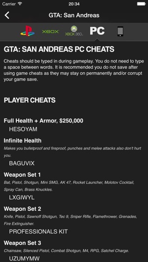 Cheats For Gta For All Grand Theft Auto Games をapp Storeで