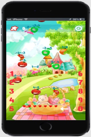 Quick Math Practice Fruits War- Mental arithmetic and Number crunching game screenshot 3