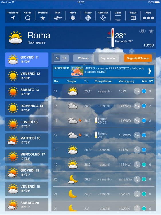 Weather HD Plus - Forecast by iLMeteo
